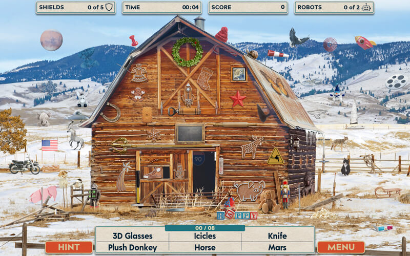 Winter Barn - Montana
